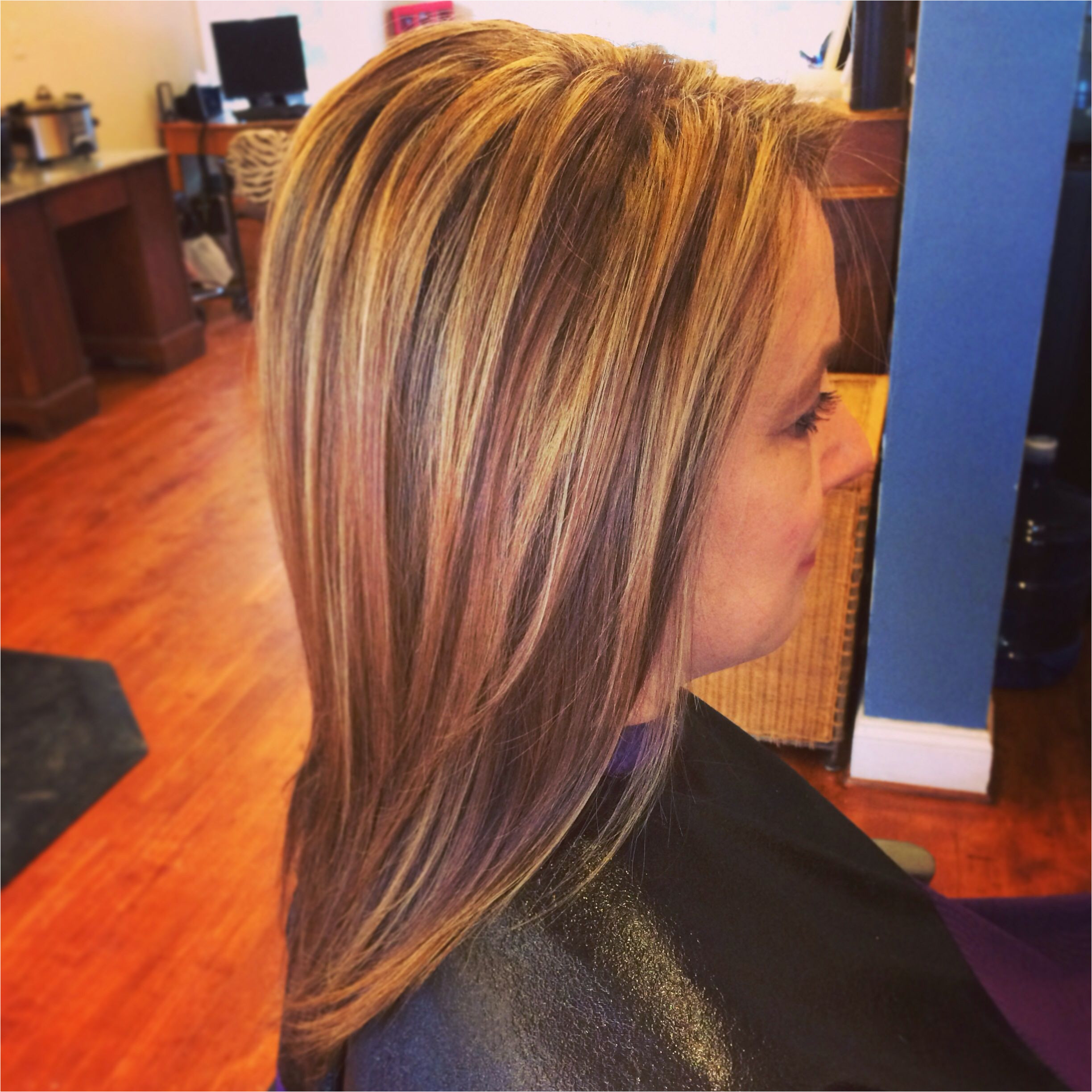 Hair highlights and lowlights by Natalie Land Salon 116 Richmond KY