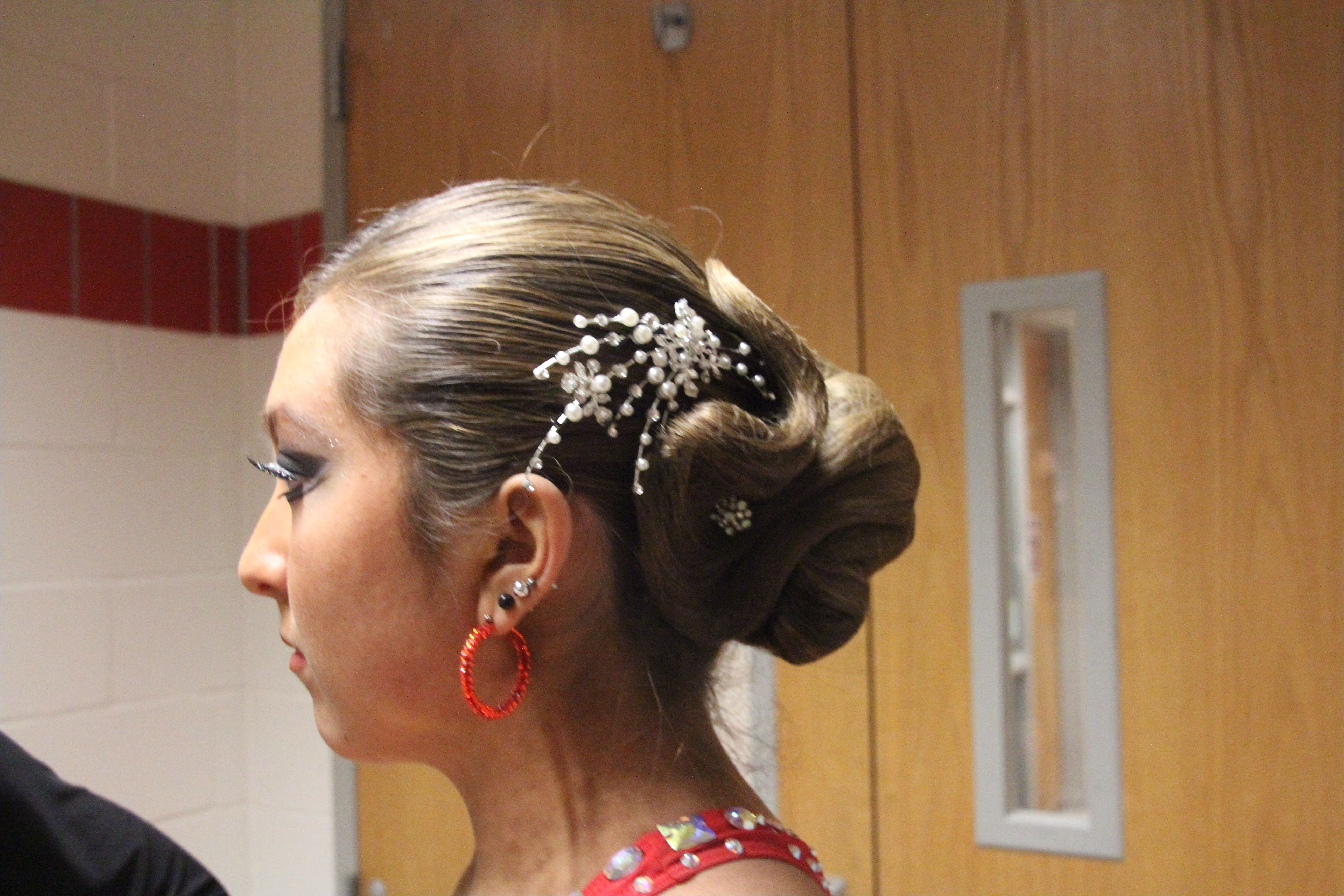 Ballroom updo by Guillermo s Hair Studio Vernon CT