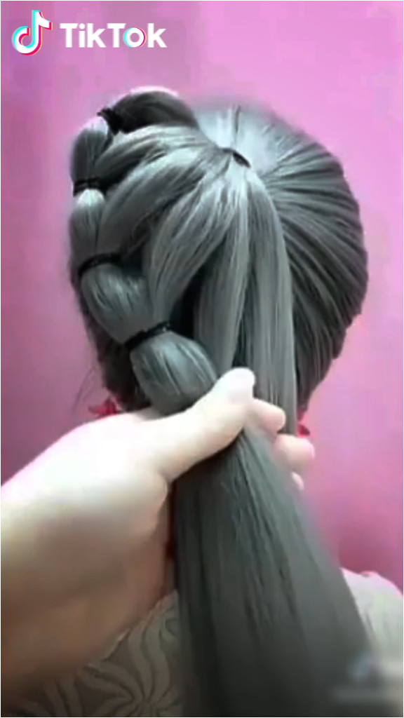 Super easy to try a new hairstyle Download TikTok today to find more