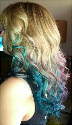 She was bored of the pravana orchids so I added aqua pravanavivids hair by Creasha Chavez Exotica Hair Studio Visalia CA