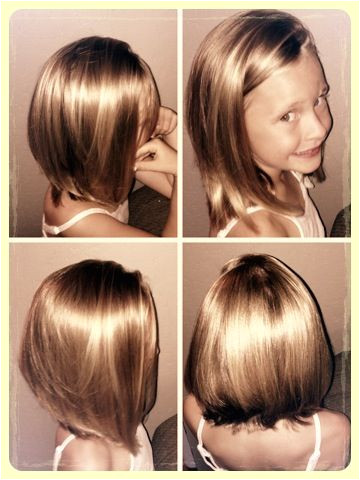 Kids hair cut Aline