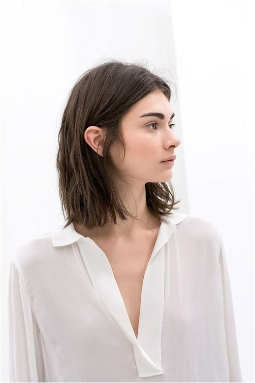 15 Le Fashion Blog 25 Inspiring Long Bob Hairstyles Haircut Lob Brown Hair White Shirt Via