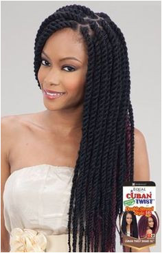 Freetress Equal Synthetic Hair Braids Double Strand Style Cuban Twist 16 click now for more Kenya Newton