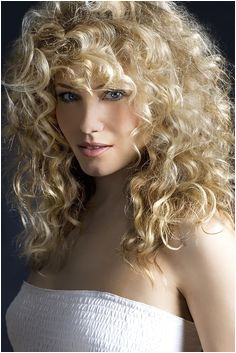 Naturally Curly Blonde Hair