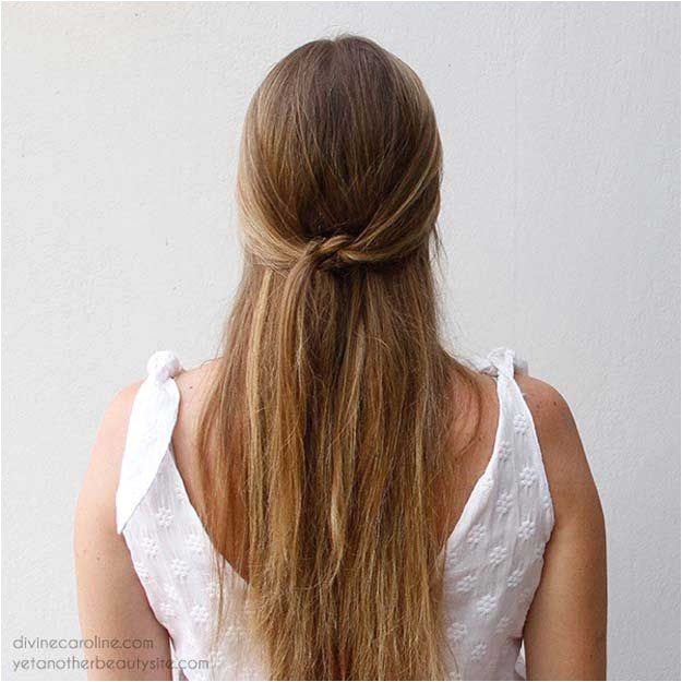 Amazing Half Up Half Down Hairstyles For Long Hair Simple Summer Do The Knotted Half Updo Easy Step By Step Tutorials And Tips For Hair Styles And
