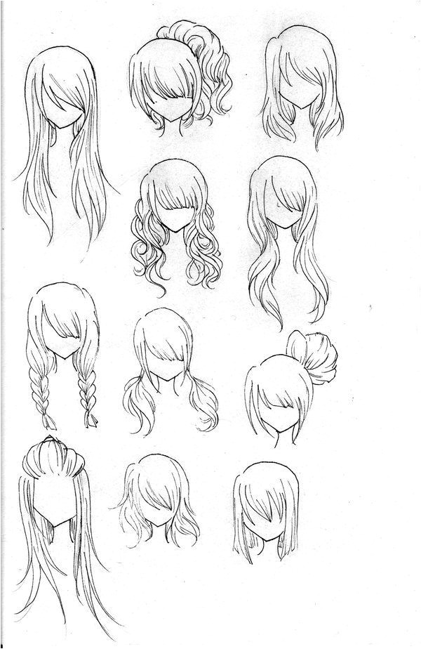 How to Draw Realistic Hair WikiHow