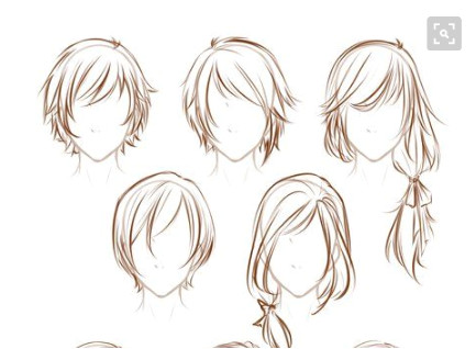 How To Draw Hair Short Hairstyles Drawing Ideas Draw Short Scene Hairstyles