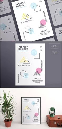 Haircut Masterclass Poster Template by ambergraphics on Envato Elements