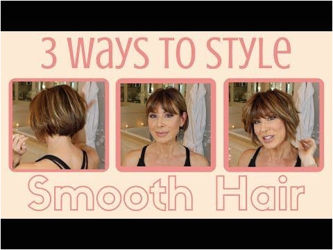 3 Ways to Style Smooth Hair