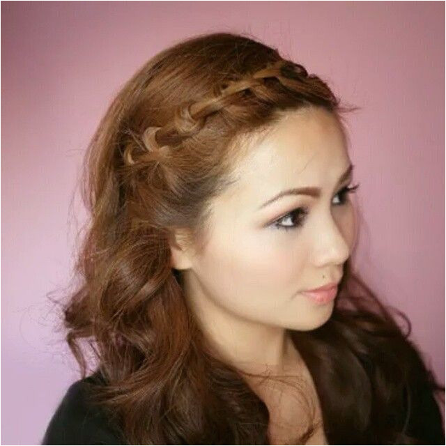 PRESS PLAYâ· Easy knotted bangs hair tutorial View full video on my channel