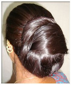 longhairgirls pure indian long hair silky bun ponytail nice to watch