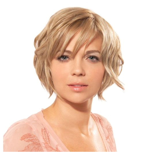 Short Wavy Haircuts For Square Faces