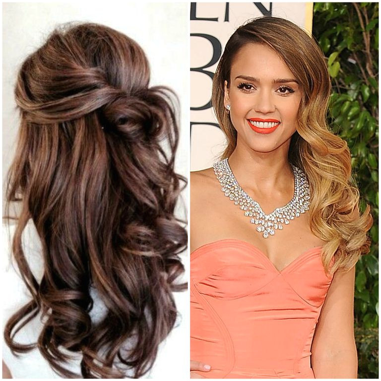 long wavy prom hairstyles