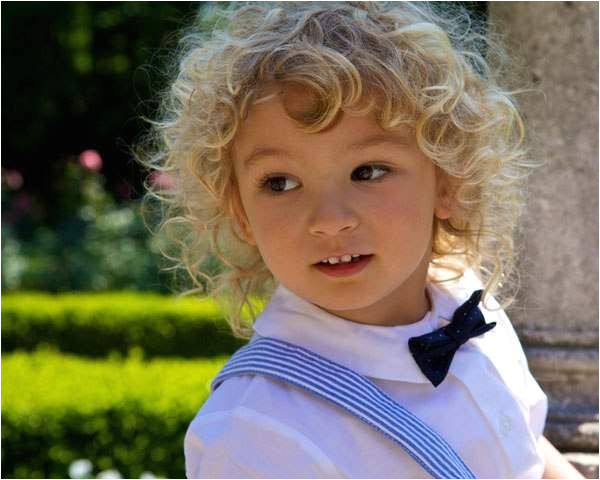 cool toddler boy haircut ideas Children hairstyle curly blonde boy hair
