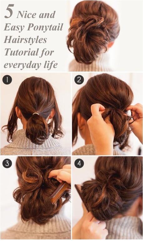 Looking for some nice and easy ponytail hairstyles idea We are here with five nice and easy ponytail hairstyles Ponytails are casual but if designed