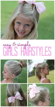 Easy and Simple Girls Hairstyles DIY Tutorials and Easy Hair Tips for your little girls