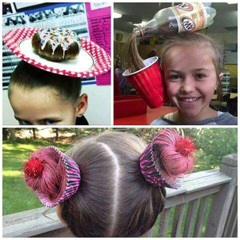 Lol te crazy hair day ideas