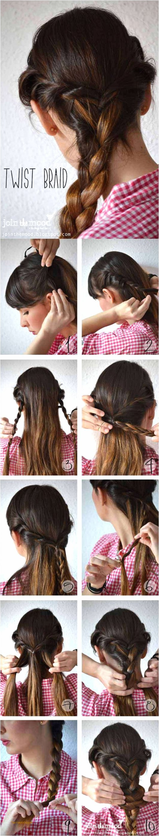 Easy Diy Hairstyles Step by Step New Easy Hairstyle Tutorials for Medium Length