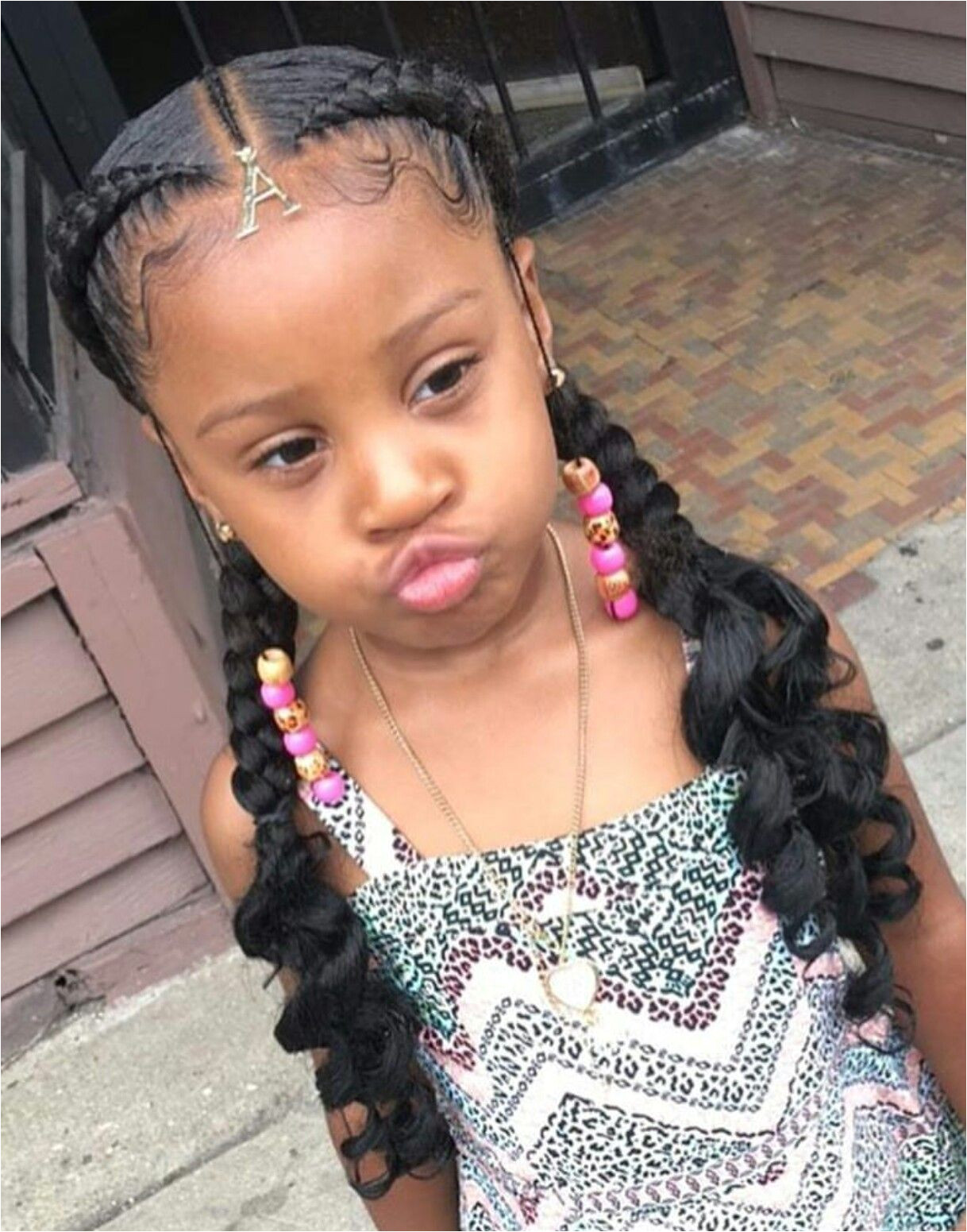 This so petty a little girl hair â¨ Go follow blackgirlsvault for more celebration of Black Beauty Excellence and Cultureâ¥ â