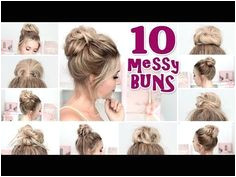 29 10 MESSY BUN hairstyles for BACK TO SCHOOL â¤ Quick and easy hair