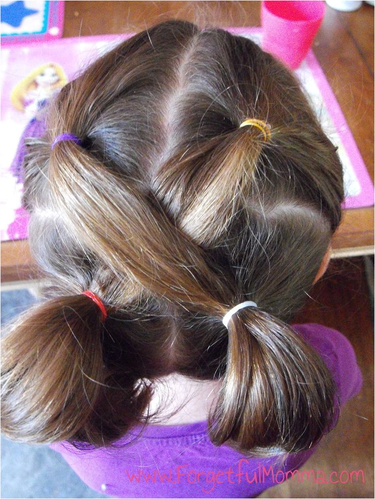 little girls easy hairstyles for school Google Search More