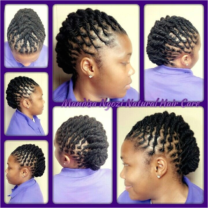 Loc styles by NeciJones Short Dreadlocks Styles Dreadlock Styles Short Hair Styles Updo