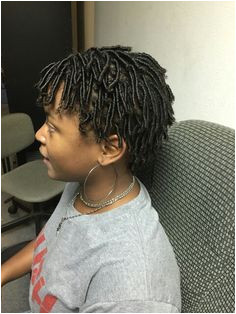 Starter locs on fine natural hair by Damian Walter