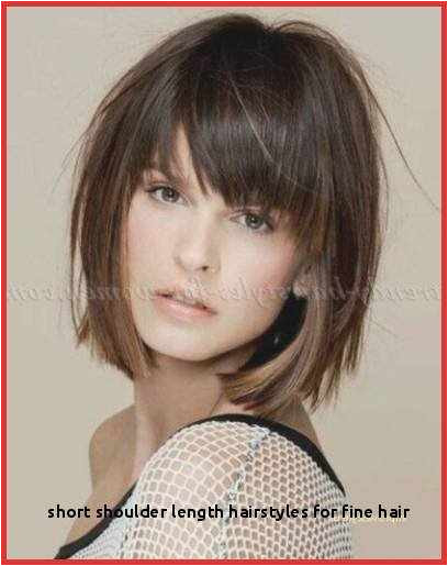 Short Shoulder Length Hairstyles for Fine Hair Medium Hairstyle Bangs Shoulder Length Hairstyles with Bangs 0d