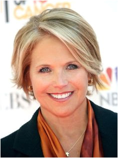 Short hairstyles for women over 50 with round faces Katie Couric La s Hairstyles Over 50
