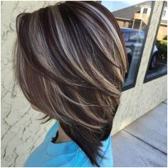 Brown Highlights Inverted Bob Haircut Brown Blonde Hair Dark Brown Hair With Blonde Highlights