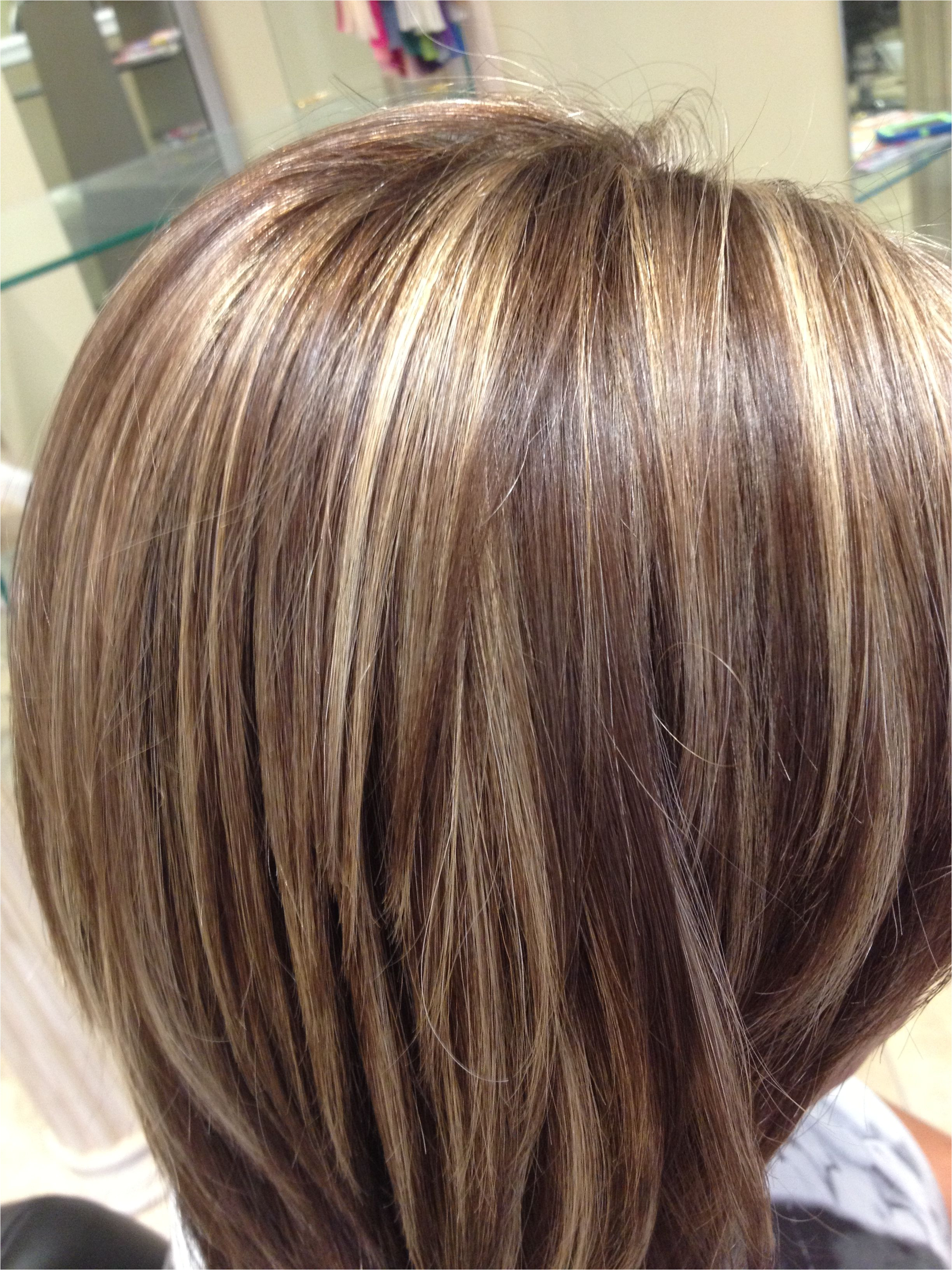 Highlights and an all over color Blended perfectly Salon Pure Dallas GA