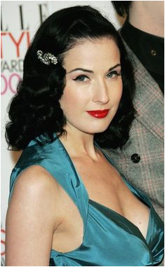 1950s Hairstyles Dita Von Teese