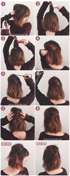 Anyone with short or medium length hair knows that updos can be a big struggle if not totally impossible But leaving your hair down all the time