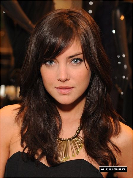 Jessica Stroup s cute side bangs in case I go back to bangs at any point
