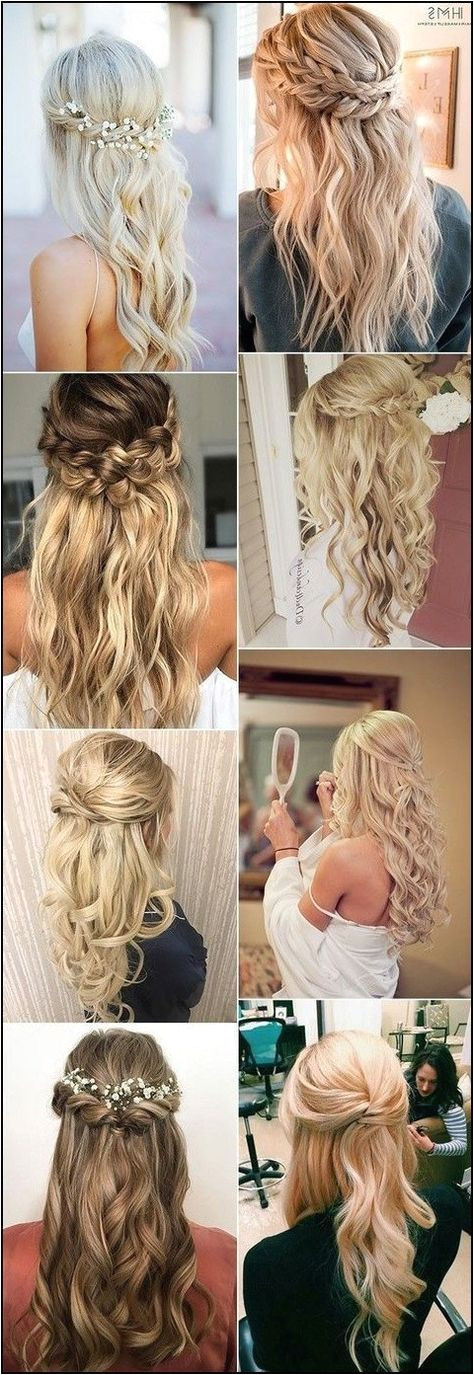 15 Chic Half Up Half Down Wedding Hairstyles for Long Hair