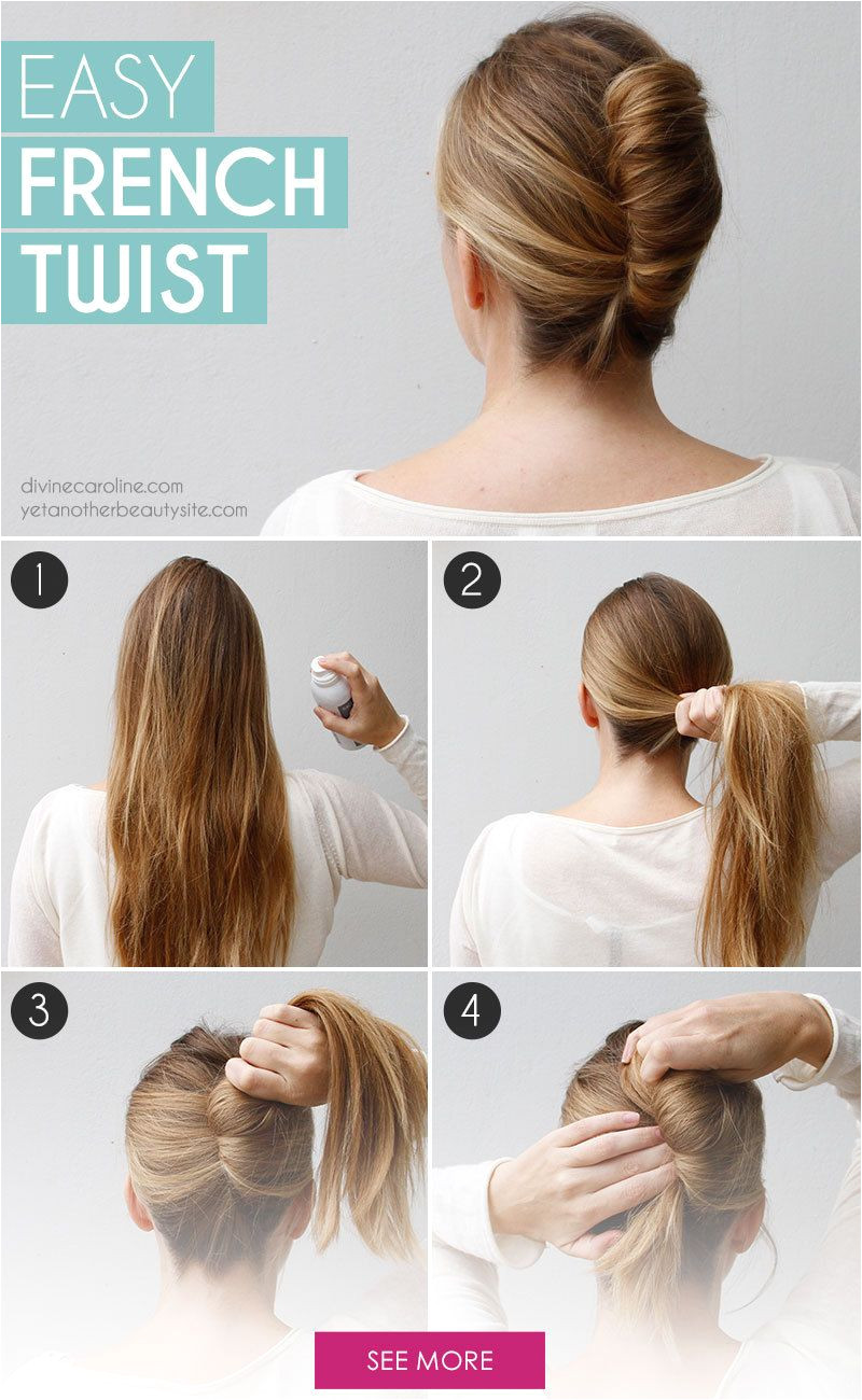 A French twist is always ladylike whether if you wear it sleek or messy Follow these simple steps to create a classic French twist
