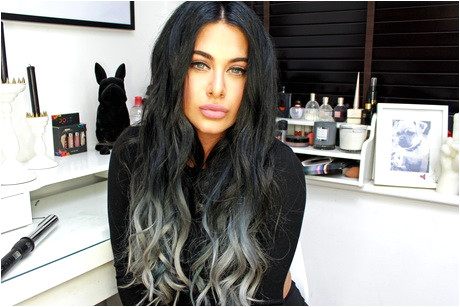 Black to Silver Ombre Hair Luxurious Grey Ombre Hair Tutorial Foto Video