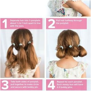 Hairstyles top Buns Elegant Two Buns Hairstyle Hairstyle Ideas