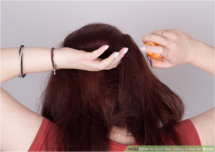 Image titled Curl Hair Using a Hot Air Brush Step 14