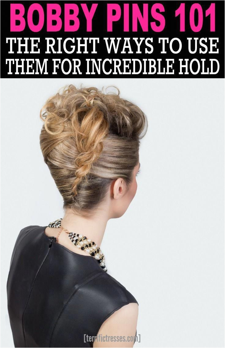 Do you really know how to use bobby pins to style your hair These easy tips and tricks reveal how to use them the right way Newsflash The right technique