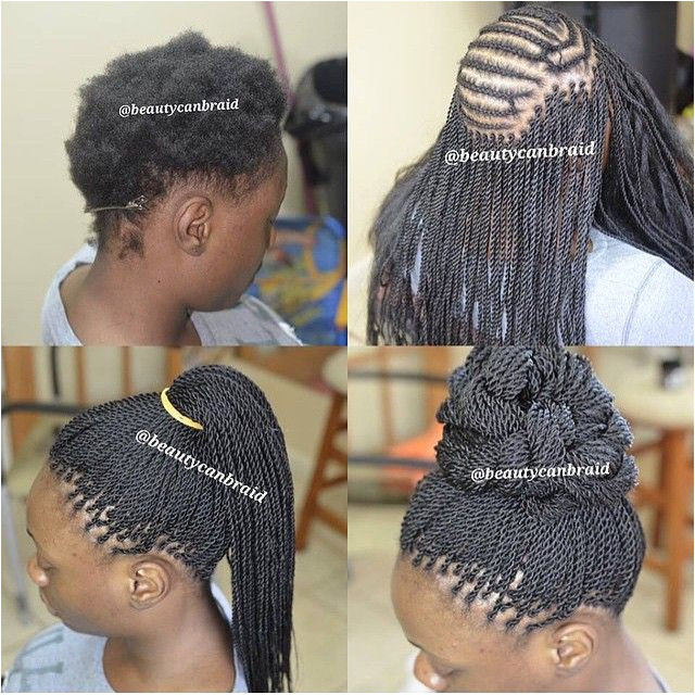 STYLIST FEATURE This transformation done by TampaStylist beautycanbraid is so smartð The outside is twisted and this inside…