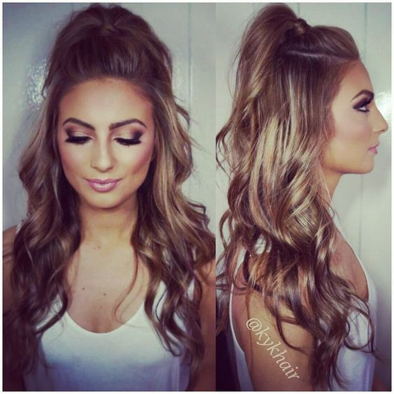 Easy Half up Half down Hairstyles 2016