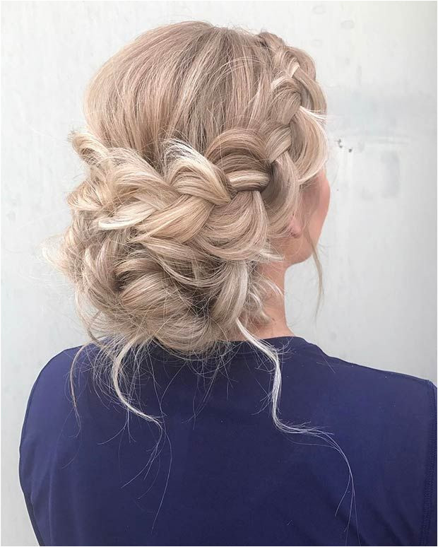 Elegant Braided Updo or Long Blonde Hair