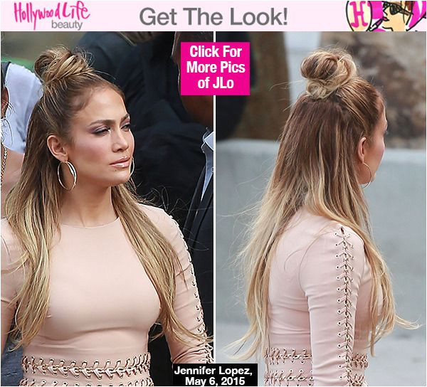 Jennifer Lopez s Half Up Half Down Hairstyle Idol — Trend To Try
