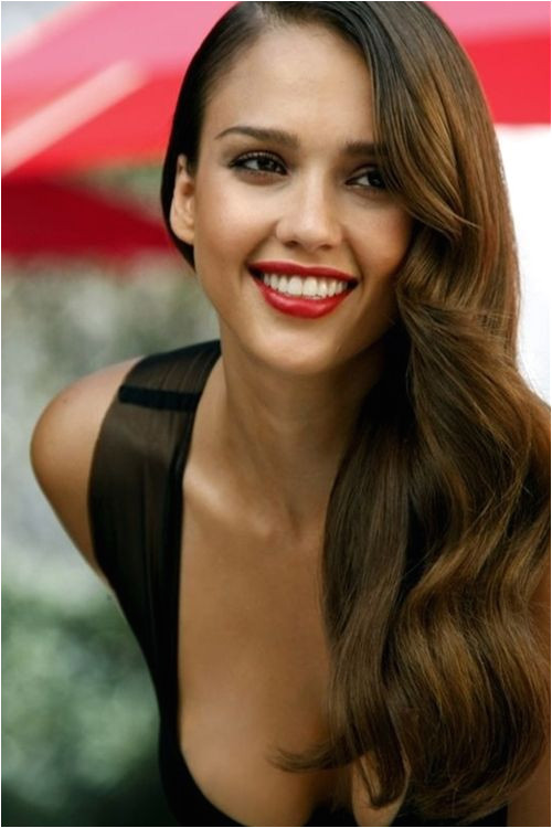 Jessica Alba in Campari calendar image to find more hair posts