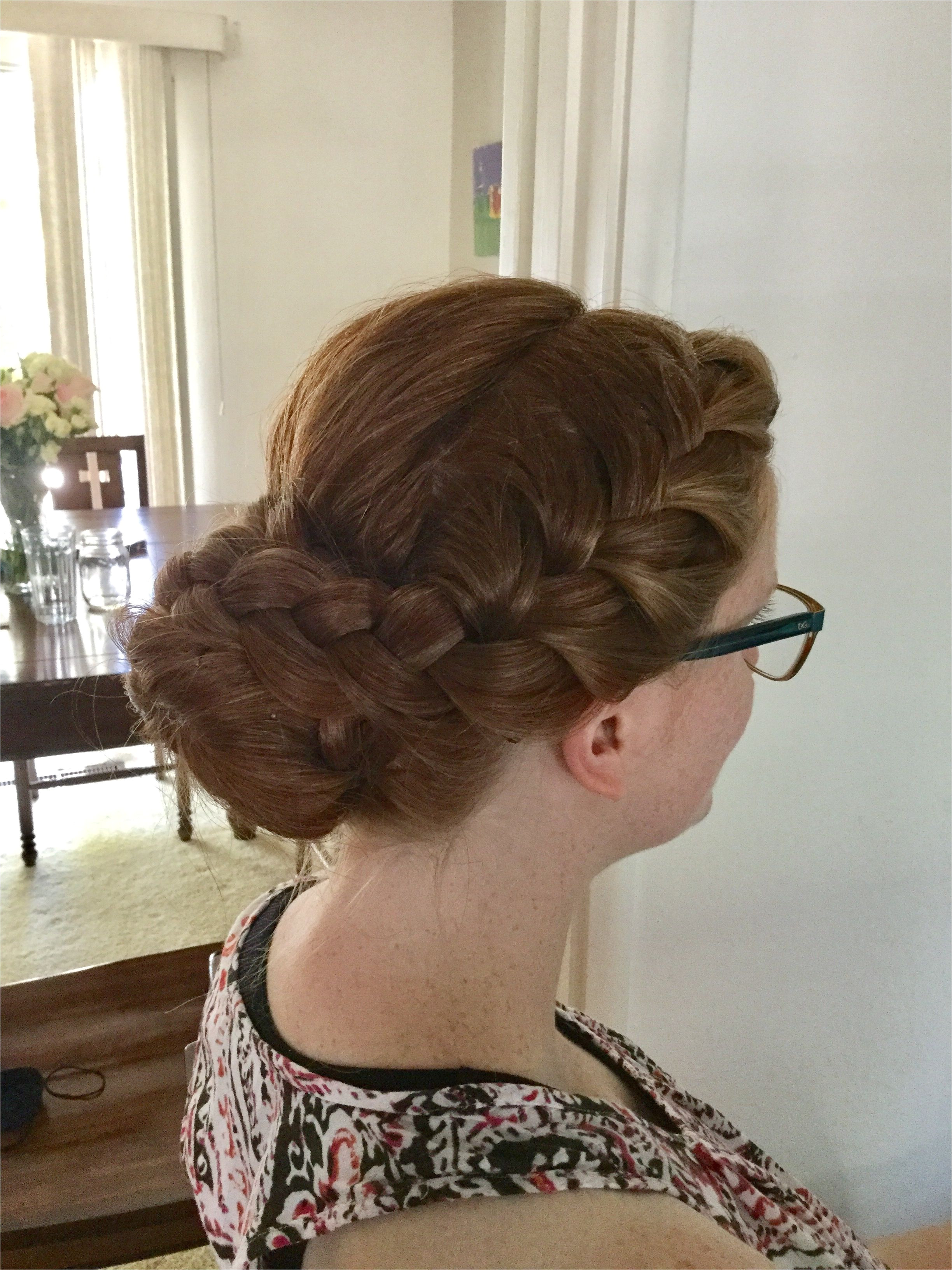 So Cal summer wedding hairstyle from Pinterest done by Jessie sister