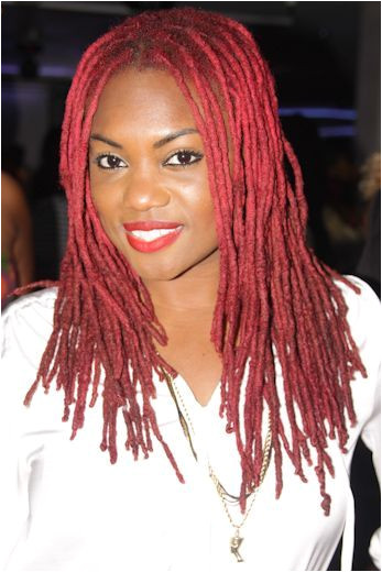 Dazzling red dreadlocks naturalhairstyle Loved By NenoNatural Black Women Hairstyles Natural Hairstyles
