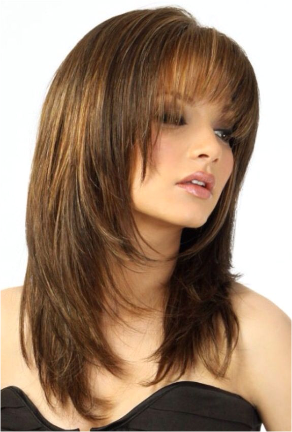You want to have bangs but with a layered haircut No worries here s the solution