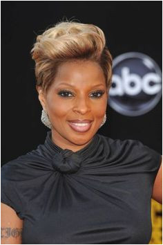 Mary J Blige Short Hairstyles