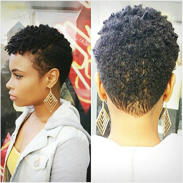 Tapered natural hairstyle sadoraparis is fierce with this short stylish cut Natural stylz